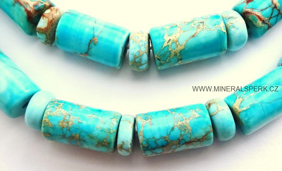 Elegantní náhrdelník z minerálu jaspis imperial