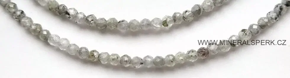 Elegantní náhrdelník z broušeného minerálu přírodní zirkon