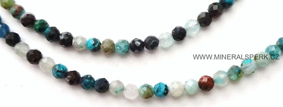 Elegantní náhrdelník z broušeného minerálu šatukit