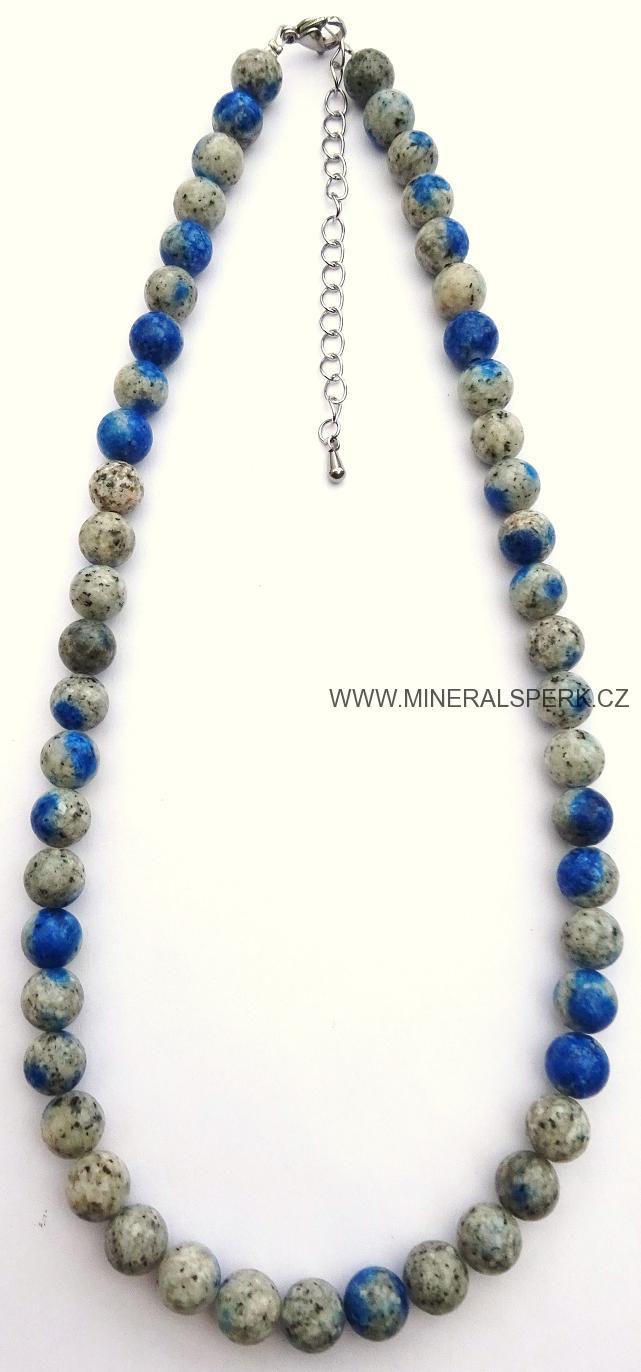 Elegantní náhrdelník z minerálu K2