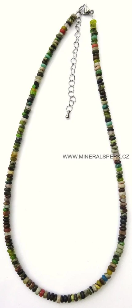 Elegantní náhrdelník štěstí z minerálů