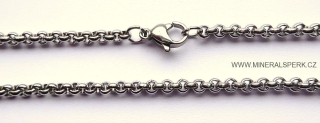 Řetízek - chirurgická ocel - 50cm