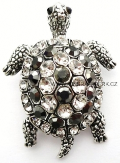 Elegantní brož - želva