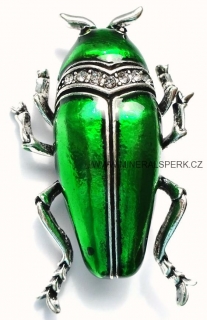 Elegantní brož - brouk