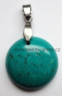 Přívěsek z minerálu tyrkys