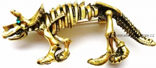 Elegantní brož - dinosaurus