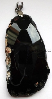 Přívěsek z minerálu onyxový achát