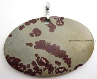 Přívěsek z minerálu porcelanit