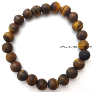 Elegantní náramek z minerálu tygří oko - mat