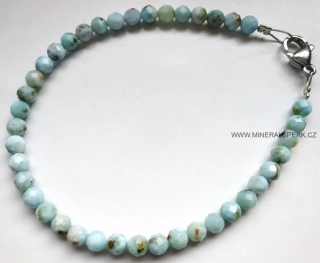 Elegantní náramek z minerálu larimar