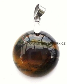 Přívěsek z minerálu tygří oko
