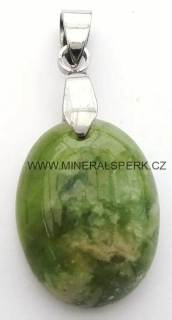 Přívěsek z minerálu jadeit